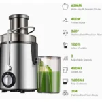 Extracteur de jus électrique 450ml – Image 6