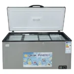 Congélateur coffre 358Litres à vitres coulissantes FIABTEC FTCFQ-358 Classe Éco A+ Gris – Image 3