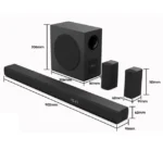 Barre de son Hisense HS5100 5.1 canaux 540W avec caisson de basses sans fil – Image 6