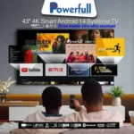 SMART TV Rechargeable POWERFULL 43pouces 4k autonomie 4H et panneau solaire – Image 4