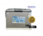 Congélateur coffre 358Litres à vitres coulissantes FIABTEC FTCFQ-358 Classe Éco A+ Gris