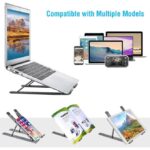 Support Pliable pour Ordinateur Portable réglable en hauteur sur 6 positions – Image 2