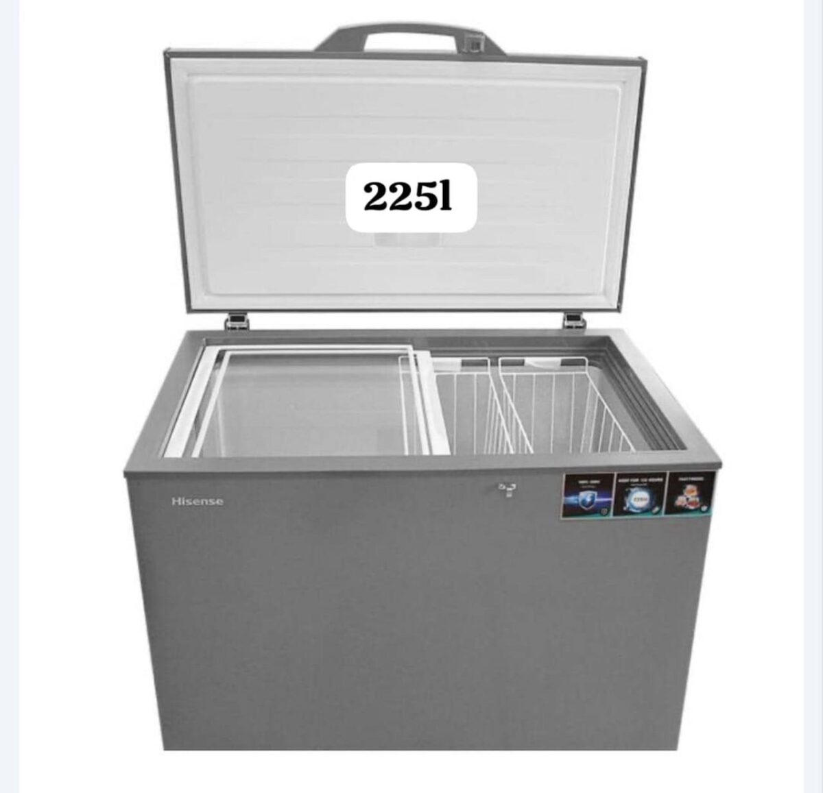 Congélateur Coffre 200Litres Hisense FC330 Gris – Image 4