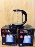 Bouilloire électrique en verre transparent LOVES HOME 2Litres 1500W – Image 3