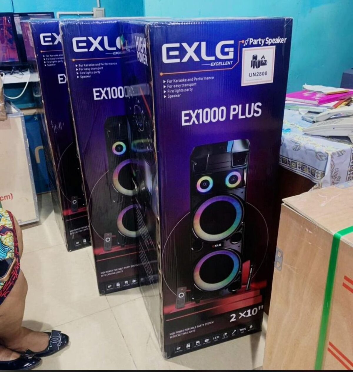 Sonorisation portable haute puissance EXLG-EX1000 PLUS – Image 2