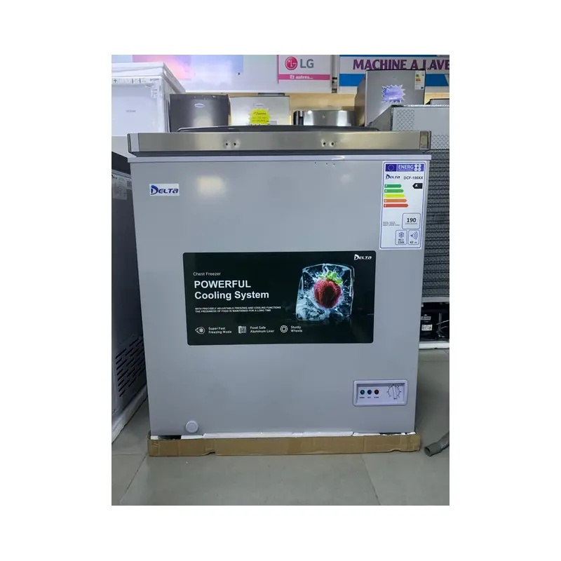 congelateur-coffre-150-litres-dcf-190-xx-delta-classe-energetique-a-silencieux-ecologique-garantie-06-mois.webp Congélateur coffre 150Litres Delta DCF-190 XX – A+ Silencieux et Écologique – Image 1