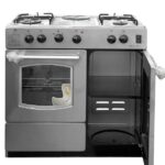 Cuisinière BELLE VIE 50x90 4foyers et Plaque Chauffante Gris - Avec Port bouteille à Gaz – Image 2