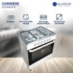 Cuisinière automatique 05foyers Glamstar CGC80G5-E – Image 2