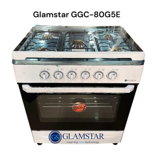 cuisiniere automatique glamstar cgc80g5 e 05 foyers garantie 06mois