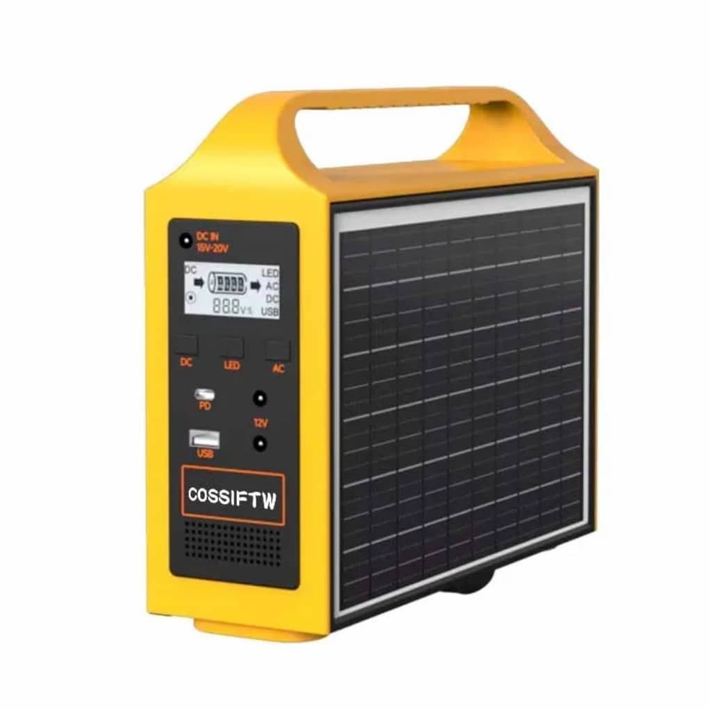 generateur-solaire-tout-en-un-portable-300w-avec-panneau-solaire-50w-integre.jpeg Générateur Solaire Tout-en-Un Portable 300W avec Panneau Solaire Intégré 50W – COSSIFTW – Image 1