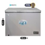 Congélateur Coffre 310Litres Innova IN-549 Gris Foncé