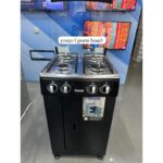 Cuisinière 4foyers Oscar avec porte bouteille à gaz 50×50 automatique – Image 2