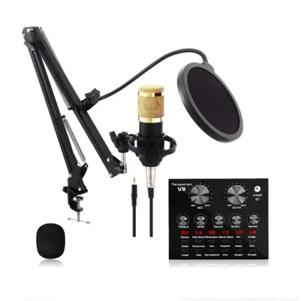 Kits enregistrement microphone pour studio BM800 avec batterie 500mAh