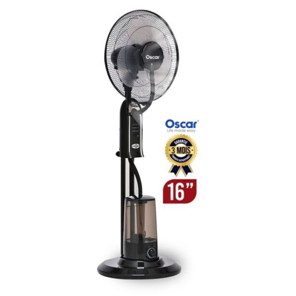 ventilateur a eau oscar 16 pouces osc 40 1603bv 75w noir garantie 3