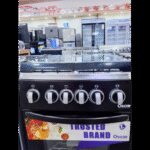 Cuisinière automatique Oscar 50x50 - 4 foyers - Noir + Garantie 06 mois